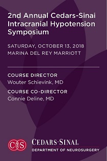 Intracranial Hypotension Conference 2018 Banner