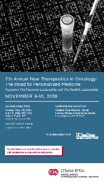 7th Annual New Therapeutics in Oncology: The Road to Personalized Medicine Banner