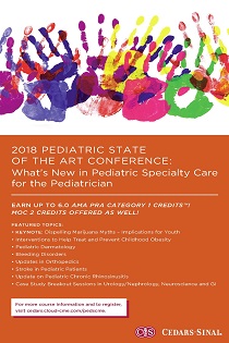 2018 Pediatric State of the Art Conference: What’s New in Pediatric Specialty Care for the Pediatrician Banner