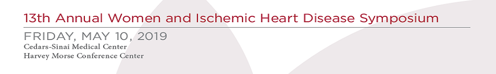13th Annual Women and Ischemic Heart Disease Symposium Banner